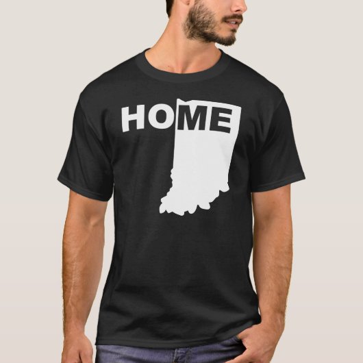 Indiana startpunt weg van de T - shirts van de sta (Voorkant)