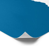 Indiana startpunt weg van het staatsteken voor Pos Poster (Hoek)