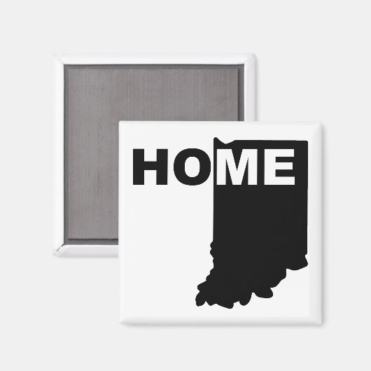 Indiana startpunt weg van State Fridge Magnet (Voorkant / Achterkant)