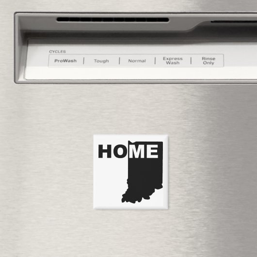 Indiana startpunt weg van State Fridge Magnet (Insitu (Vaatwasser))