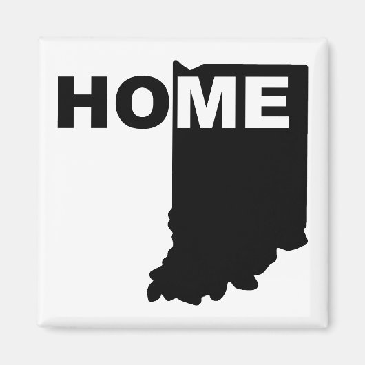 Indiana startpunt weg van State Fridge Magnet (Voorkant)
