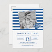 Indiana State Afstuderen Aankondigingskaart (Voorkant / Achterkant)