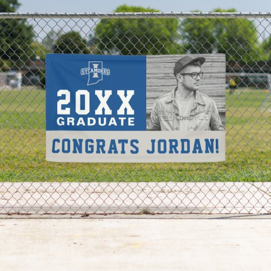 Indiana State Afstuderen Spandoek (Insitu)