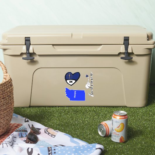 Indiana State, blad van Die Cut Stickers (Koeler)