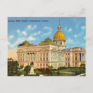 Indiana State Capitol, Indianapolis, Indiana Briefkaart