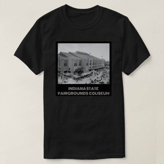Indiana State Fair Coliseum - Blue T-shirt (Design voorkant)