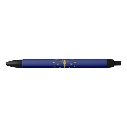 Indiana State Flag Blauwe Inkt Pen (Voorkant)
