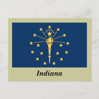 Indiana State Flag Briefkaart