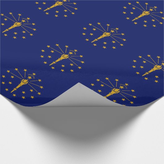 Indiana State Flag Cadeaupapier (Hoek)