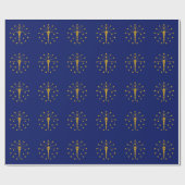 Indiana State Flag Cadeaupapier (Vlak)