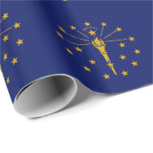 Indiana State Flag Cadeaupapier (Rol Hoek)