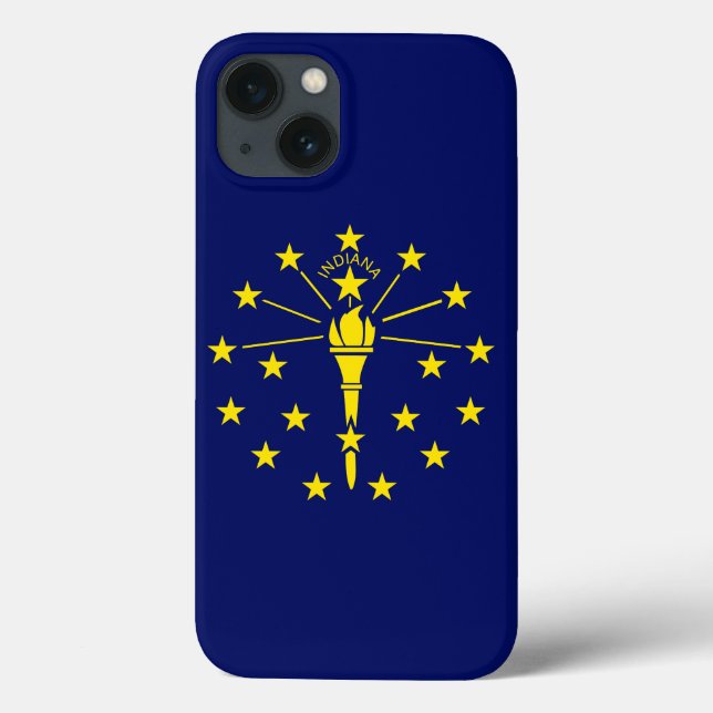 Indiana State Flag Case-Mate iPhone Hoesje (Back)