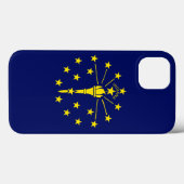 Indiana State Flag Case-Mate iPhone Hoesje (Back (Horizontal))