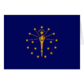 Indiana State Flag Design (Voorkant Horizontaal)