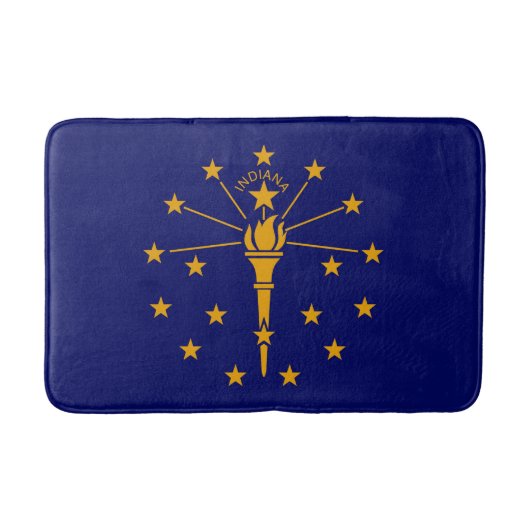 Indiana State Flag Design Badmat (Voorkant)