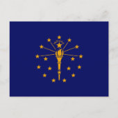 Indiana State Flag Design Briefkaart (Voorkant)