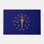 Indiana State Flag Design Deurmat (Voorkant)