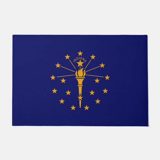 Indiana State Flag Design Deurmat (Voorkant)