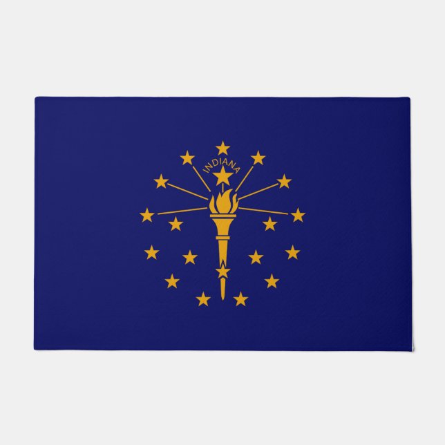 Indiana State Flag Design Deurmat (Voorkant)