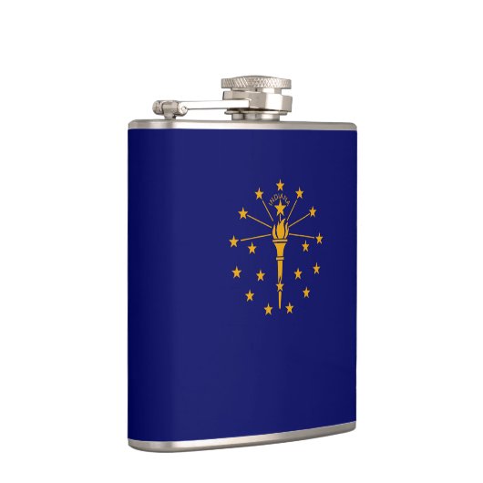 Indiana State Flag Design Heupfles (Rechts)
