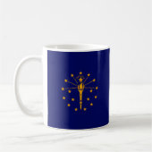 Indiana State Flag Design Koffiemok (Links)