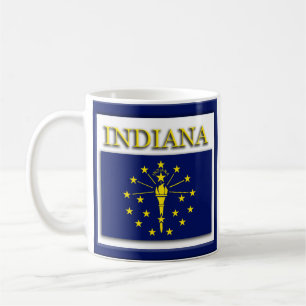 Indiana State Flag Design Koffiemok