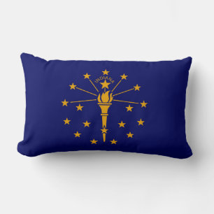 Indiana State Flag Design Kussen