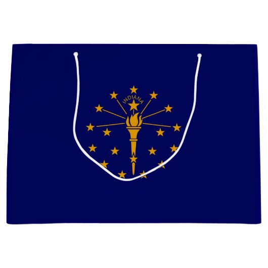 Indiana State Flag Design Large Cadeautasje (Voorkant)