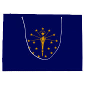 Indiana State Flag Design Large Cadeautasje (Achterkant)