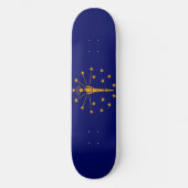 Indiana State Flag Design Persoonlijk Skateboard (Voorkant)