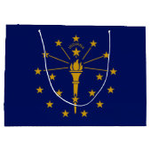 Indiana State Flag Groot Cadeauzakje (Achterkant)