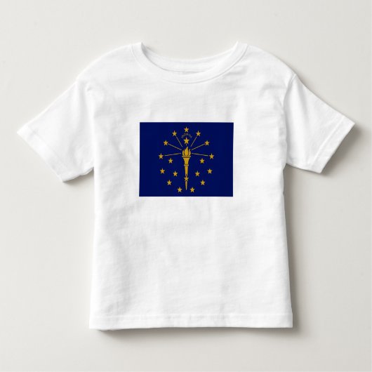 Indiana State Flag Kinder Shirts (Voorkant)