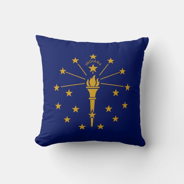 Indiana State Flag Kussen (Voorkant)