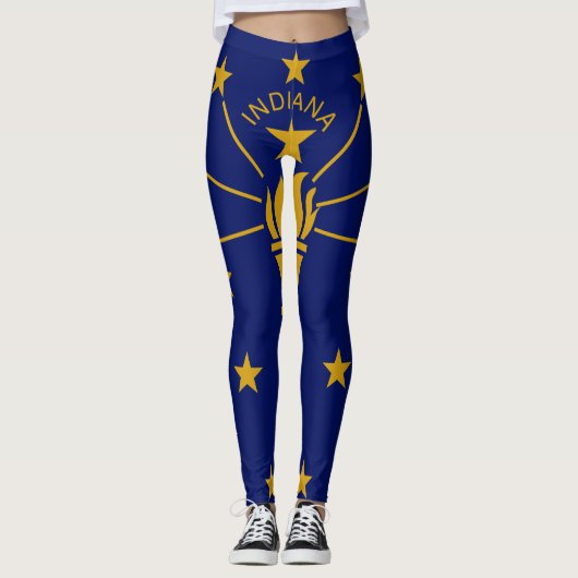 Indiana State Flag Leggings (Voorkant)