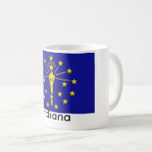 Indiana State Flag Mok (Voorkant rechts)
