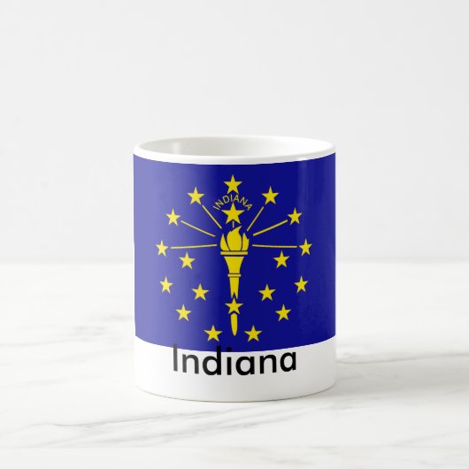 Indiana State Flag Mok (Center)