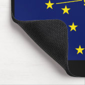 Indiana State Flag Mousepad Muismat (Hoek)