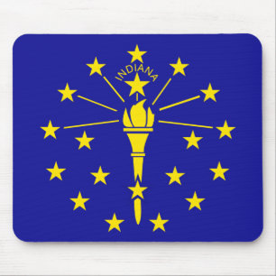 Indiana State Flag Muismat