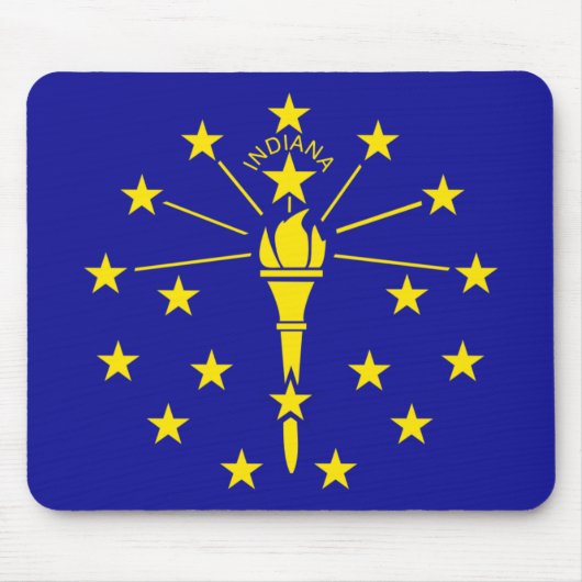 Indiana State Flag Muismat (Voorkant)