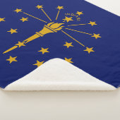 Indiana State Flag Sherpa Deken (3/4)