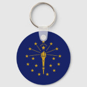 Indiana State Flag Sleutelhanger (Achterkant)
