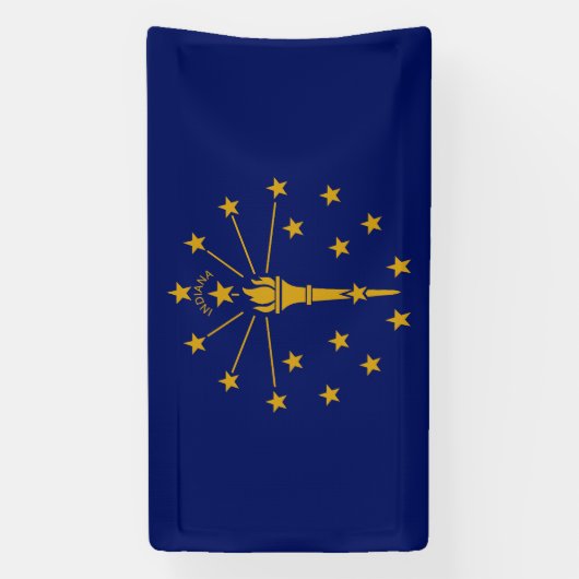Indiana State Flag Spandoek (Verticaal)