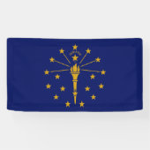 Indiana State Flag Spandoek (Horizontaal)