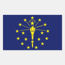 Indiana State Flag Sticker