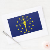 Indiana State Flag Sticker (Envelop)