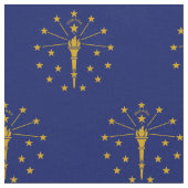 Indiana State Flag Stof (Close Up)