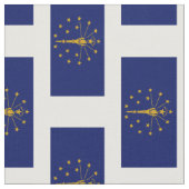 Indiana State Flag Stof (Close Up)