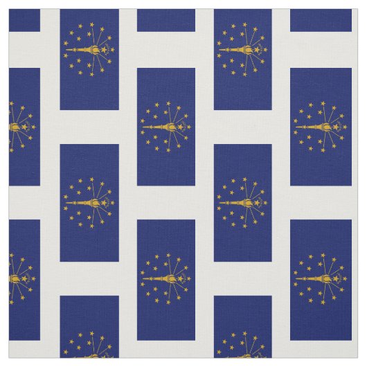 Indiana State Flag Stof (Swatch)