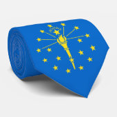 Indiana State Flag stropdas (Opgerold)