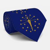 Indiana State Flag Stropdas (Opgerold)